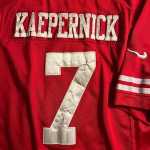 Kapernick San Francisco 49ers super bowl jersey size XL